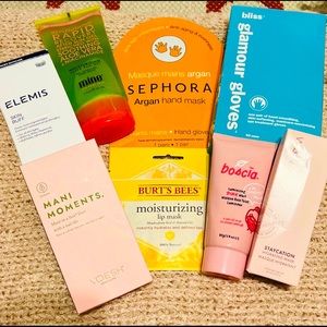 🥂Spa Day🥂 Bliss Wander Boscia Elemis Burt’s Bees Hand Nails Body Face Lip Set